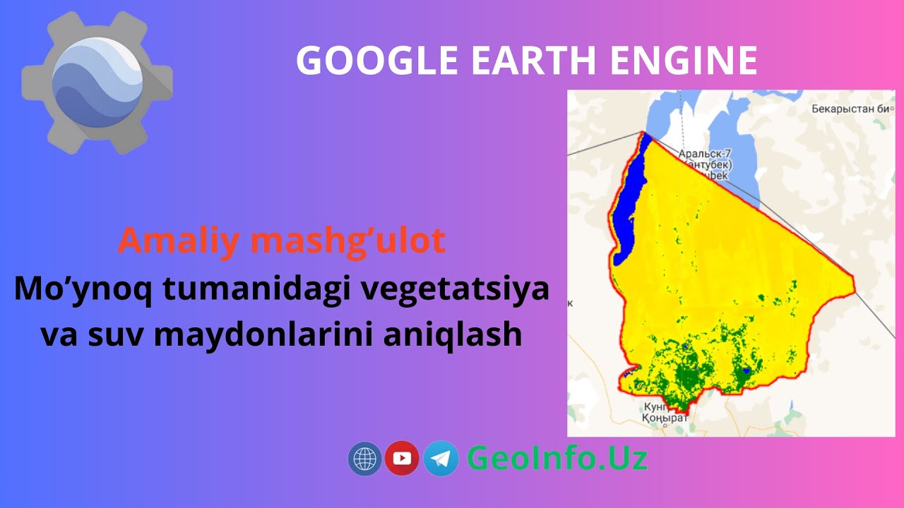 7-dars. Vegetatsiya va suv maydonlarini aniqlash