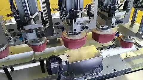 6 colors shuttle pad printing machine with servo system