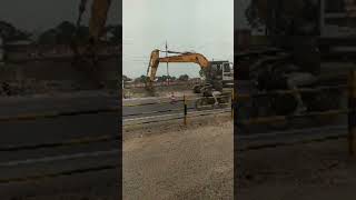 from construction of सड़क निर्माण very high machinery & material live streaming
