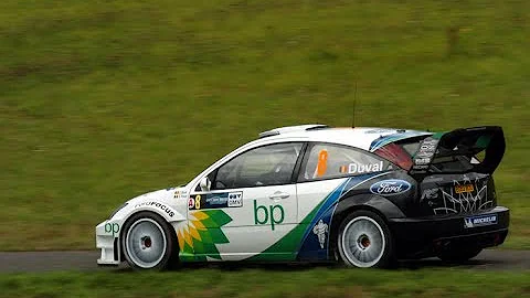 Francois Duval Ford Focus WRC - France 2004 (ONBOA...