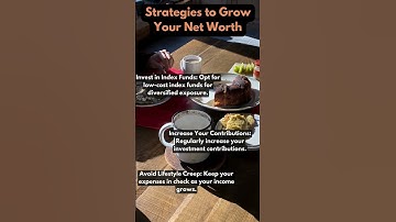 Strategies to Grow Your Net worth
