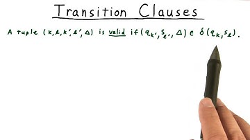 Transition Clauses Cont - Georgia Tech - Computability, Complexity, Theory: Complexity