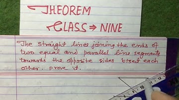 Theorems on Parallelogram ll Class 9 ll IR Simkhada