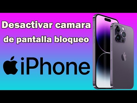Video: ¿Cómo se coloca la cámara en la pantalla de bloqueo del iPhone?
