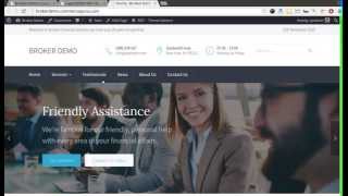 How to install and setup the Broker WordPress Theme