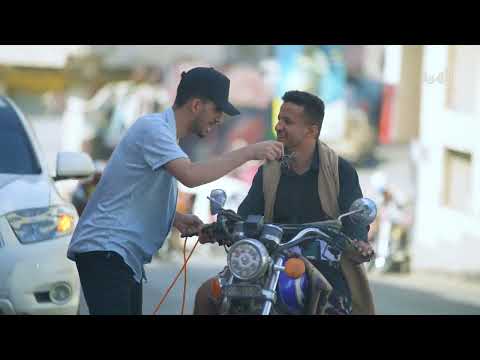 مقلب موتور يسحب سيارة ‍️