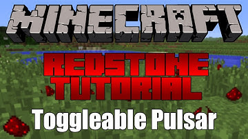 [REDSTONE] Compact toggleable redstone clock/pulsar