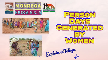 #mgnrega #Dynamic Report On Person Days Generated by Women #kishoretechvision