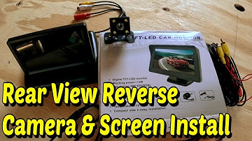 Fitting A Reverse Camera And Monitor In A Camper Van