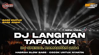 DJ LANGITAN TAFAKKUR (athoitana yaa robbi) - DJ SHOLAWAT HADROH SLOW BASS