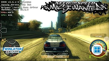 Winlator v7.1.5Amod | Need For Speed: Most Wanted |Poco x3 NFC | sd 732g | Android | High Graphics