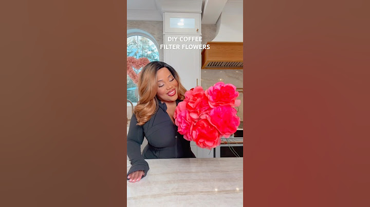 DIY Coffee Filter Flowers #DIY #Dollartree #diygift #valentinesday #diyflower #easydiy #diytutorial