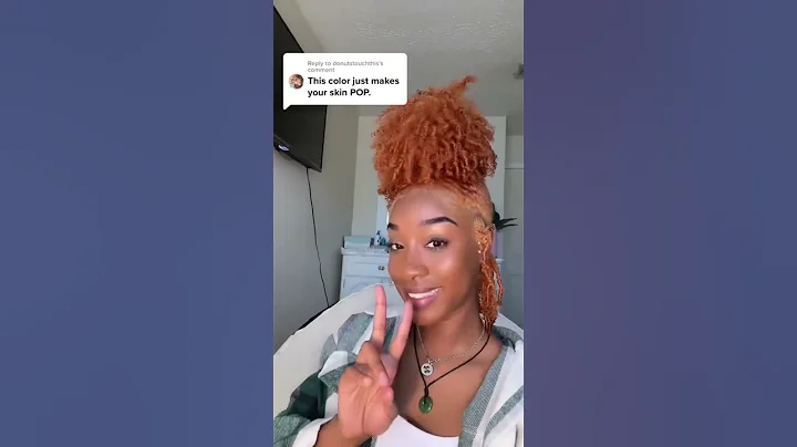Ginger / Copper hair color on natural hair