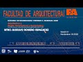 FA UNAM- CÁTEDRA EXTRAORDINARIA FEDERICO E. MARISCAL 2020