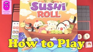 Sushi Roll, How to play (In English, dice game, board game, family game) screenshot 2