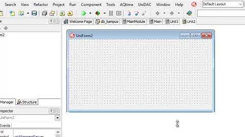 Membuat database mysql pada delphi XE2 menggunakan unigui part 2 "daftar nilai"