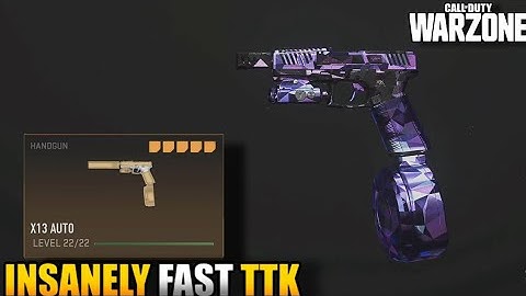 the NEW FASTEST TTK WEAPON in WARZONE! - MW2 Warzone *Best X13 AUTO Setup*