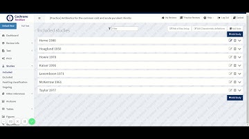 RevMan Web Dashboard