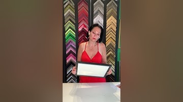 Picture Framing Tutorial 102 : How to fit your art to a ready made frame with a mat