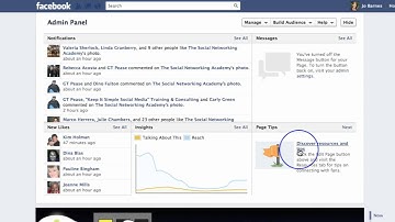 ‪New Facebook Pages Training (Video 6) - Admin Panel‬