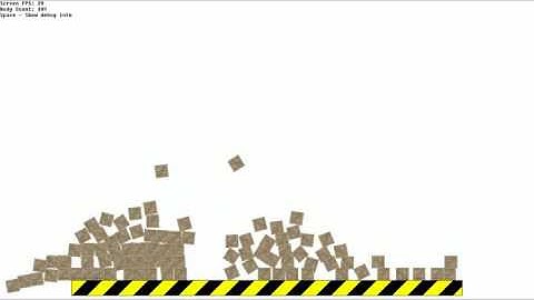 Box2D for DBPro - Stack Demo