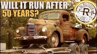 Will It Run After 50 Years?! Abandoned 1946 International Truck | Engine Locked Up Solid | RESTORED