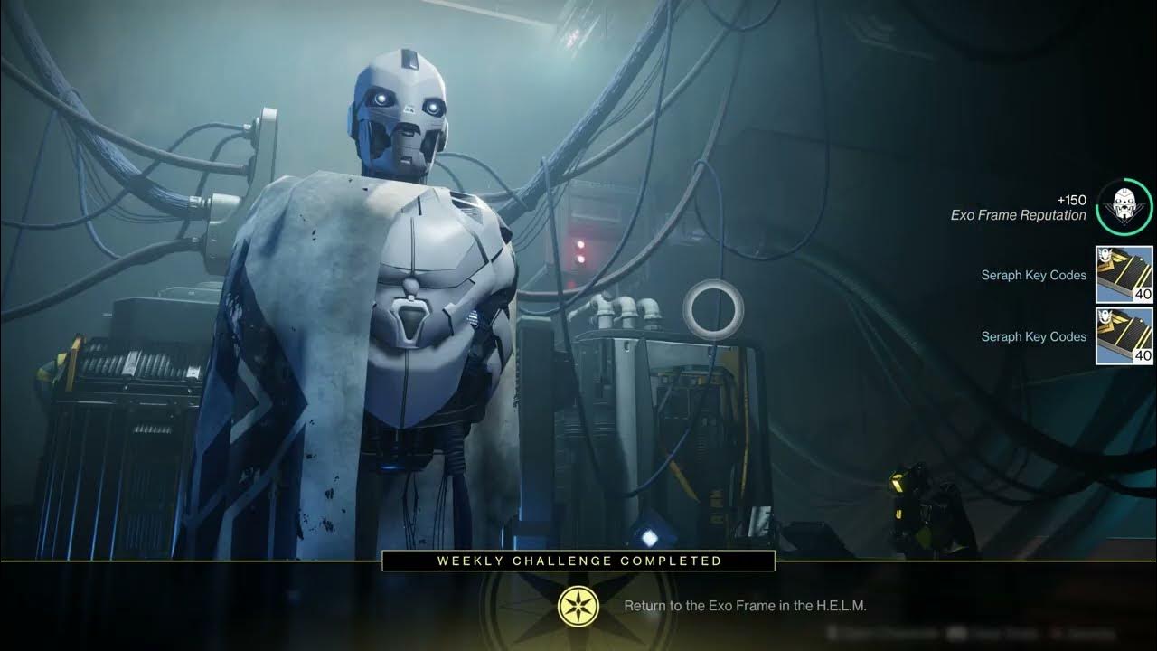 Destiny 2 Season of Seraph Get Exo Frame Upgrade Exo Frame Bounties