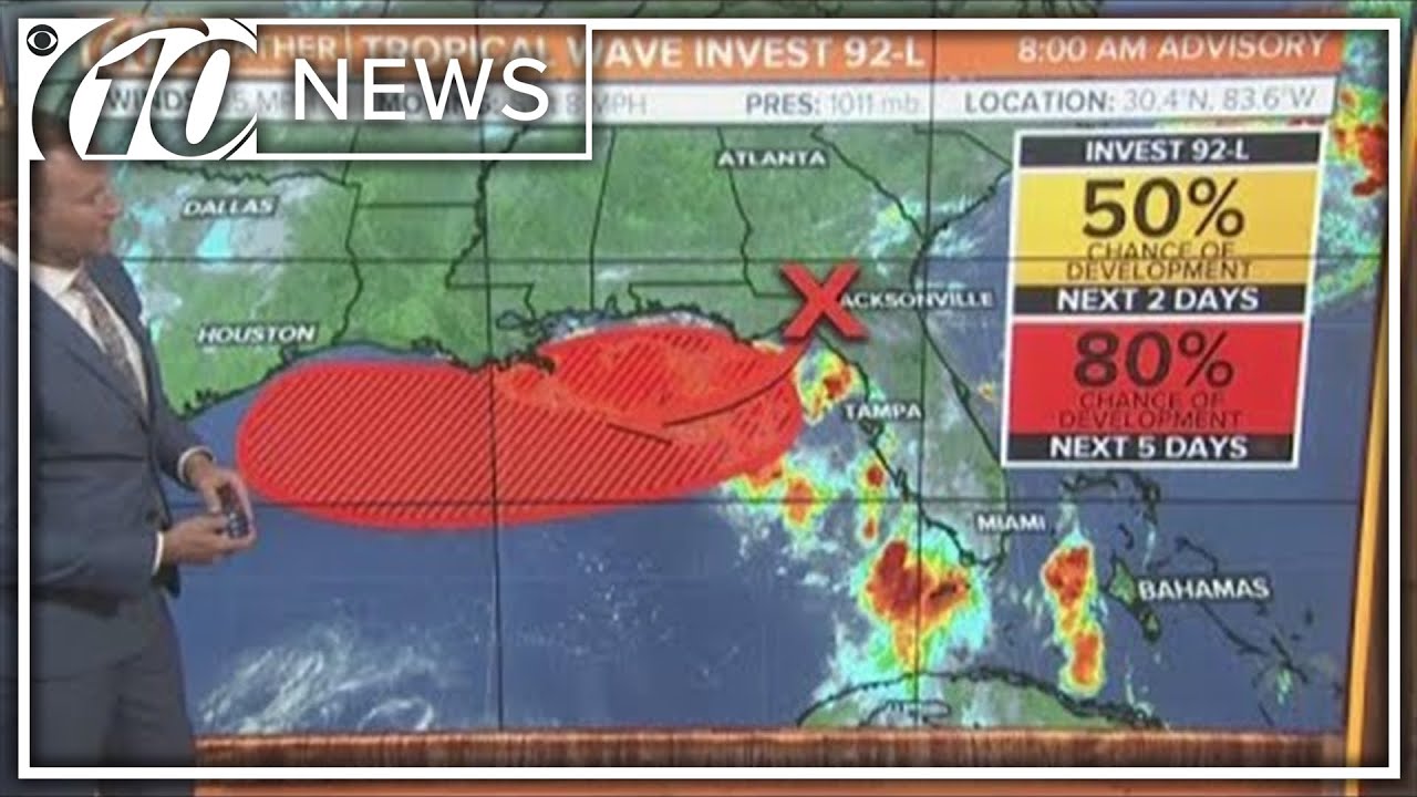 Tropical development likely later this week in the Gulf of Mexico - YouTube