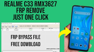 Realme C33 RMX3627 FRP Bypass By FRP Remove File | Realme C33 SPD Cpu FRP Bypass Tool Free File
