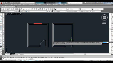 Como fazer uma porta no Auto CAD?