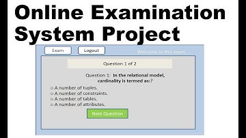 Online Examination System Project in ASP.NET CORE | Part-1