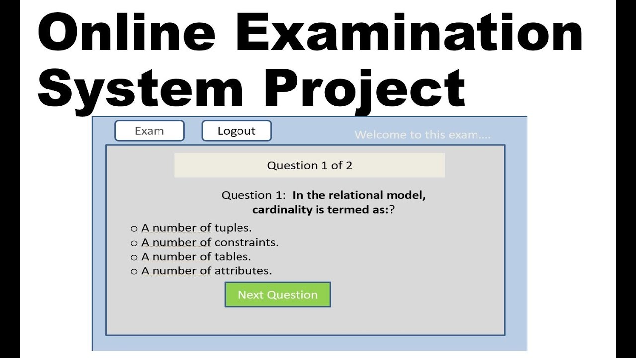 online examination system thesis