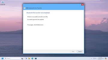 How to Fix Windows Was Unable to Transfer Some Files Bluetooth [Solution]