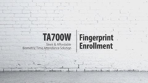 FINGERPRINT ENROLLMENT