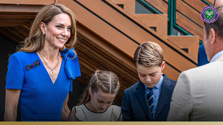 Their Royal Highnesses The Prince and Princess of Wales arrive at Wimbledon 2025