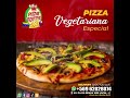 Flyer Animado Pizza Vegetariana