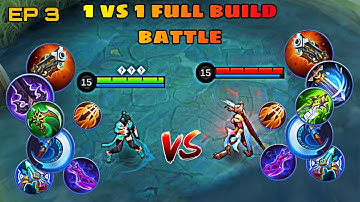 wanwan vs karrie 1v1 full build battle Episode 3 | Mobile legends | Differ