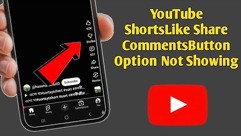 YouTube Shorts Like Comment Share Not Showing Problem 2025 | Likes Button Not Showing