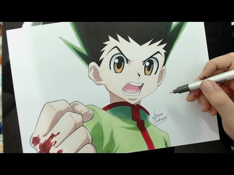 Speed-Drawing---Gon-Freecss-(HUNTER-X-HUNTER)