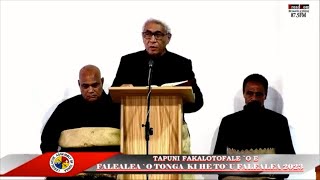 Soft Closing Tonga Parliamentary 2023 Session: Tapuni Fakalotofale ‘oe Fale Alea ‘o Tonga 2023