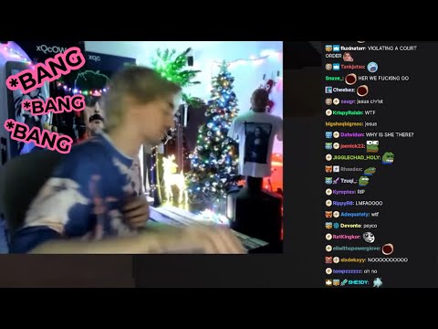 Adept bangs the door and yelling to xQc for Violating Court Order during Livestream