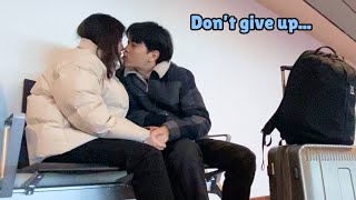 Another Goodbye & We cry... | Long distance couple | Denmark Korea Vlog
