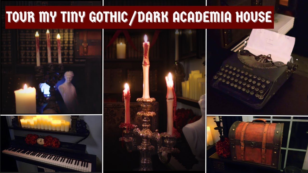 Dark Academia/Gothic Tiny House Tour (350 sqft)(2024)