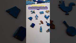 Quebra-Cabeça da Cidade de Porto (Portugal) com Peças de Madeira em formatos especiais - Puzi #short