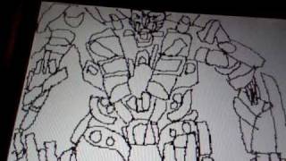 Transformers Nintendo DS Flipnote Series -Optimus Prime Transformation-