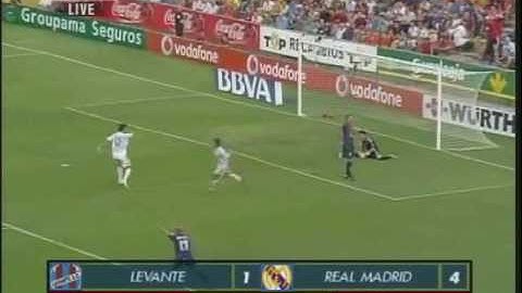 Levante 1 Real Madrid 4 (Liga 2006-2007)