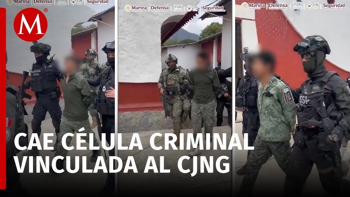 Desmantelan célula armada del CJNG en Michoacán; arrestan a 9 y abaten a 12 presuntos criminales