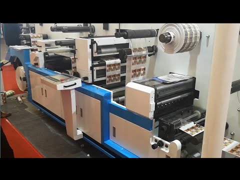 Daba Label flexo printing Intermittent Die Cutting slitting Machine ...