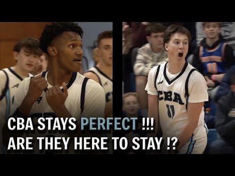 CBA STAYS PERFECT AGAINST HUDSON CATHOLIC ! ARE THEY THE REAL DEAL ?! AVERY LYNCH - NOREAGA JAMES preview