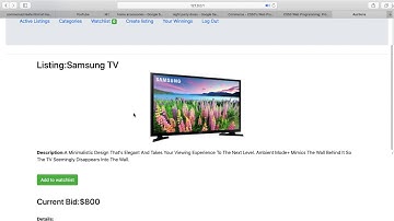 HARVARD CS50w PROJECT 2 COMMERCE | 2020